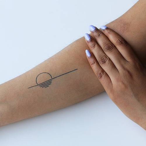Solis by Miguel Romero is a Geometric temporary tattoo from inkbox - 2