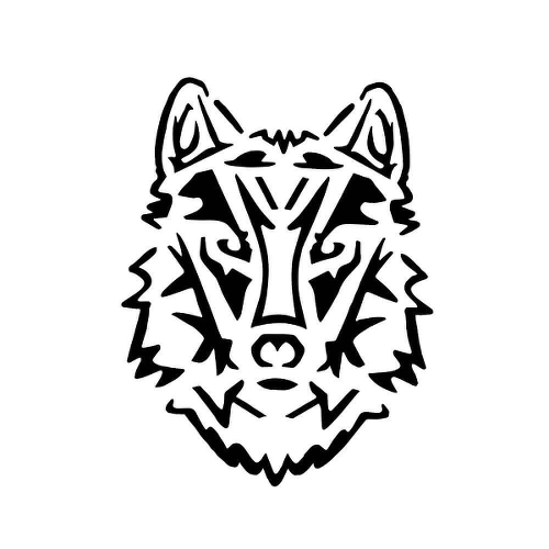 Solitarius Lupus by Kristine Vodon is a Animals temporary tattoo from inkbox - 1