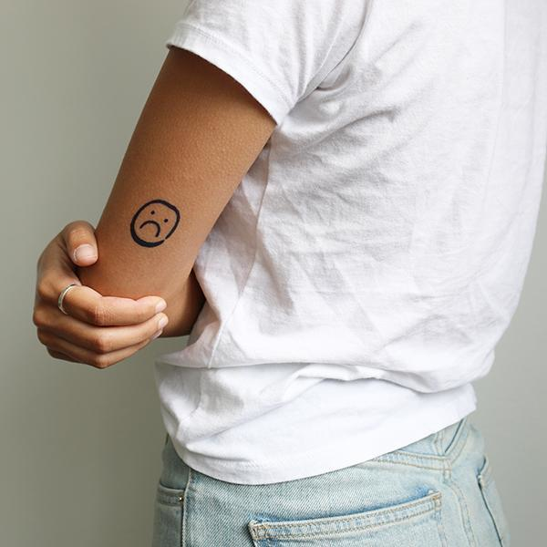 Somber by Tara B is a temporary tattoo from inkbox - 0