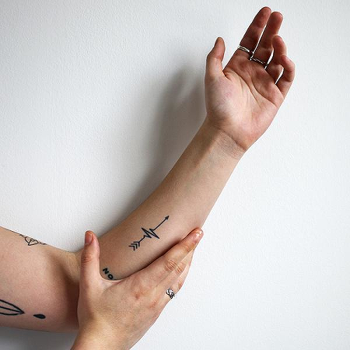 Sonorous by Martith is a Arrows temporary tattoo from inkbox - 2