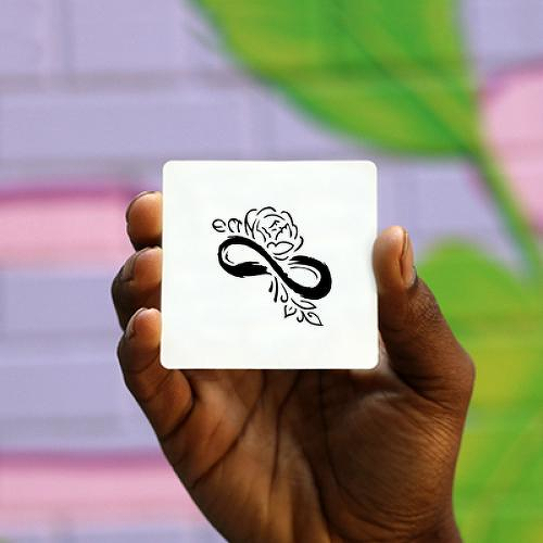Sonsuz by Lenera Solntseva is a Flowers temporary tattoo from inkbox - 0