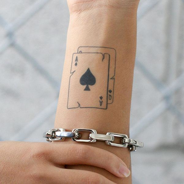 Spade by Inkbox + Post Malone is a temporary tattoo from inkbox - 0