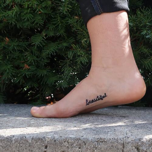 STAND by Inkbox is a Words temporary tattoo from inkbox - 2