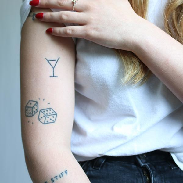 Stirred by Stef Luthin is a temporary tattoo from inkbox - 0