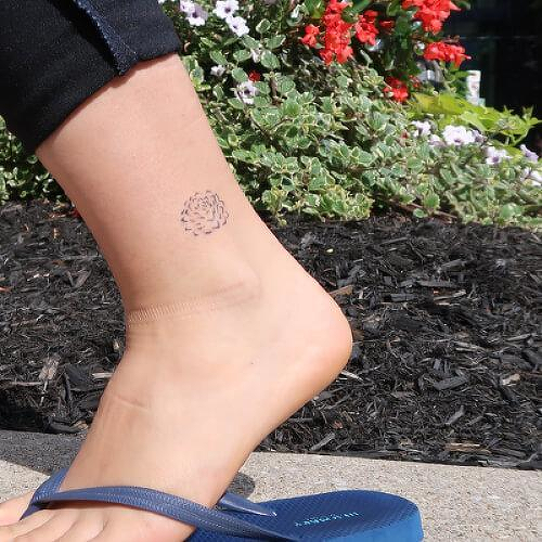 Succ by inkbox is a Flowers temporary tattoo from inkbox - 2