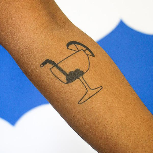 Sunkissed by Chinatown Stropky is a Food & Drink temporary tattoo from inkbox - 2
