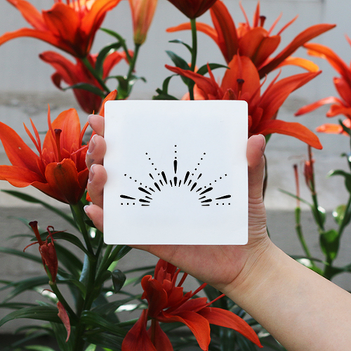 Sunny Side Up by Shivangi Patel is a Geometric temporary tattoo from inkbox - 0