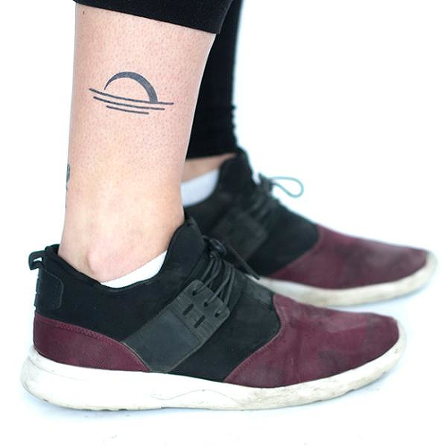 Sunsah by felix curbbun is a Minimal temporary tattoo from inkbox - 0