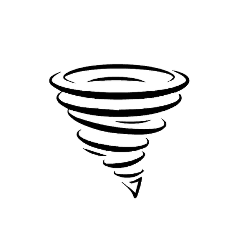 Supercell by Tyler Rehberg is a Nature temporary tattoo from inkbox - 1