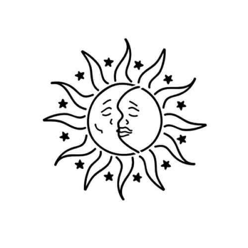 Syzygy by Nikki Di Biasio is a Nature temporary tattoo from inkbox - 1