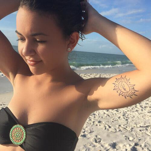 Syzygy by Nikki Di Biasio is a Nature temporary tattoo from inkbox - 4