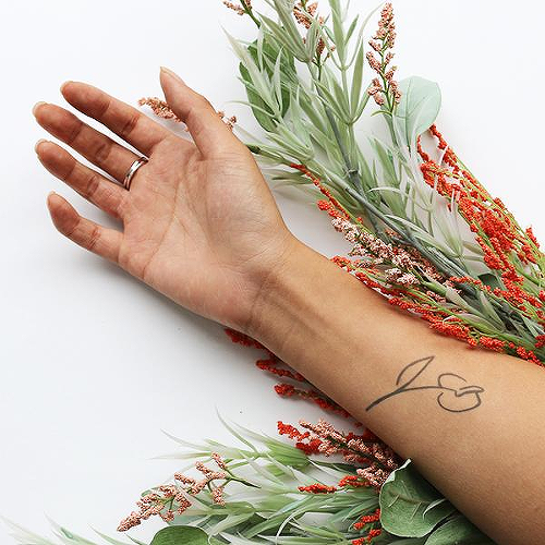 Talouse by Mikie Jae is a Flowers temporary tattoo from inkbox - 0