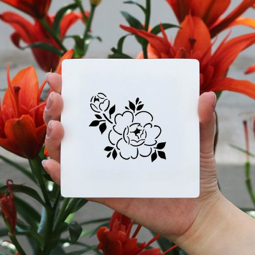 Tentation by Lenera Solntseva is a Flowers temporary tattoo from inkbox - 0
