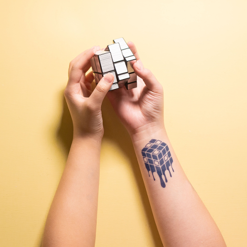 Tessellate by Rafael Tato is a Random temporary tattoo from inkbox - 2