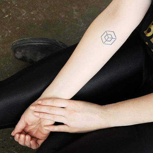 Thales by Riley McKenzie is a Geometric temporary tattoo from inkbox - 0