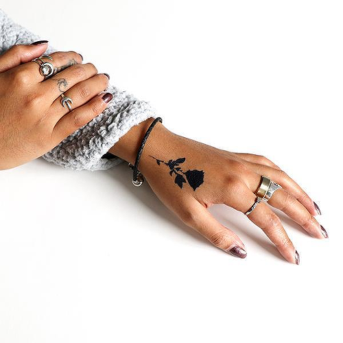 Thanatos by Felipe Sena is a Flowers temporary tattoo from inkbox - 2