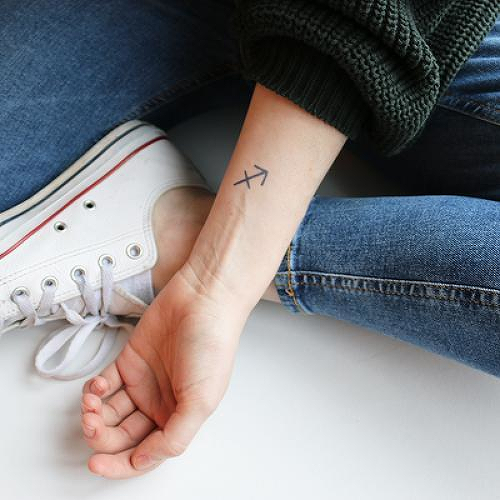 The Centaur by Nikki Di Biasio is a Astrology temporary tattoo from inkbox - 2