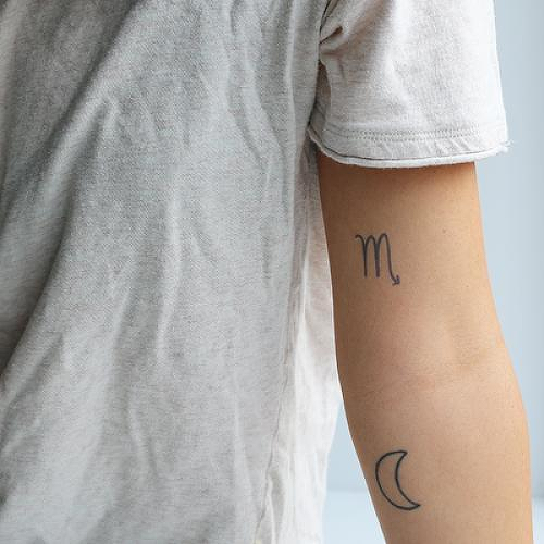 The Stinger by Nikki Di Biasio is a Astrology temporary tattoo from inkbox - 2