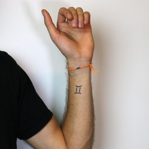 The Twins by inkbox is a Astrology temporary tattoo from inkbox - 2
