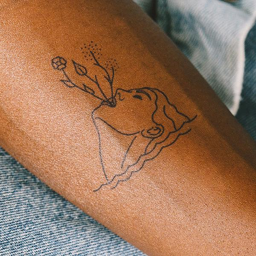 Them Wild Floras by Curt Montgomery is a Flowers temporary tattoo from inkbox - 2