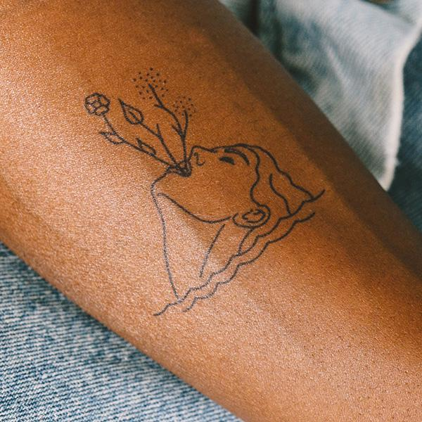 Them Wild Floras by Curt Montgomery is a temporary tattoo from inkbox - 0