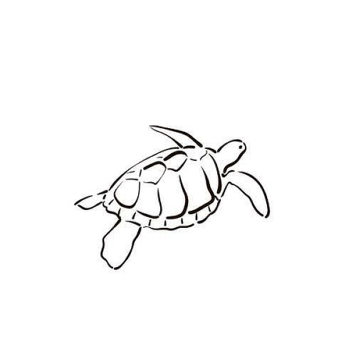 Tortuga by Dimitri Fursenko is a Animals temporary tattoo from inkbox - 1