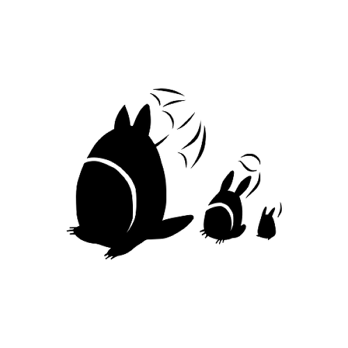 Totoro by Lina Chambliss is a Gaming & Fandom temporary tattoo from inkbox - 1