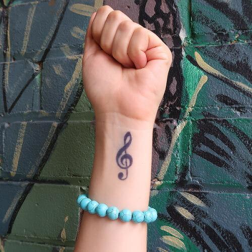 Treble by Louise Z. L. is a Music temporary tattoo from inkbox - 2