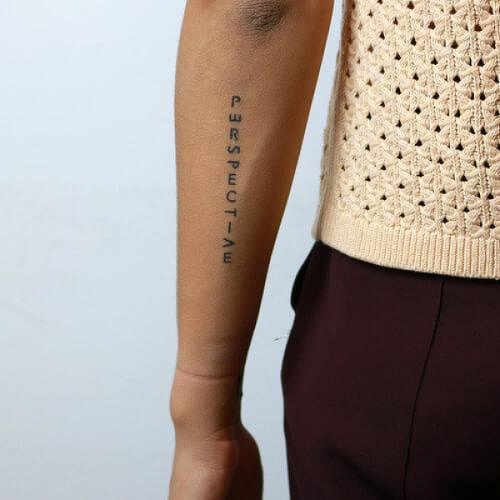 Triohanga by inkbox is a Words temporary tattoo from inkbox - 2