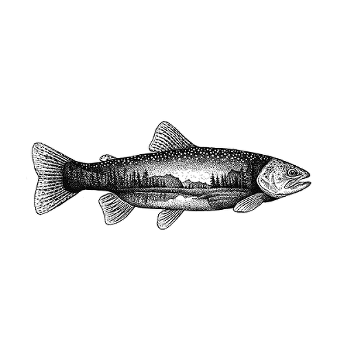 Trouty by Steven Habersang is a temporary tattoo from inkbox - 1