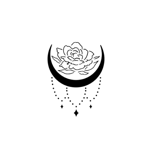 Tsuki by Cecilia Gomez is a Flowers temporary tattoo from inkbox - 1