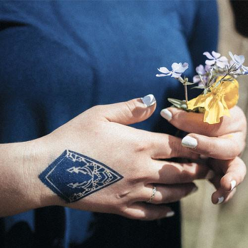 Tywi by inkbox is a Geometric temporary tattoo from inkbox - 0