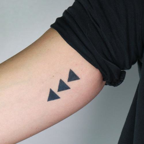 Ugga by Jaimie Hallarn is a Geometric temporary tattoo from inkbox - 0