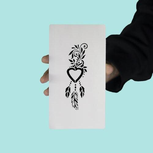 Uore by Lenera Solntseva is a Hearts temporary tattoo from inkbox - 0