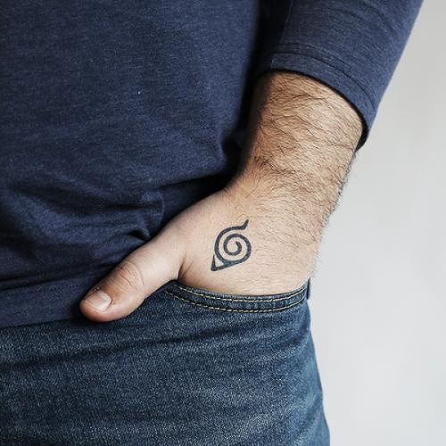 Uzumaki by Felipe Sena is a Gaming & Fandom temporary tattoo from inkbox - 0
