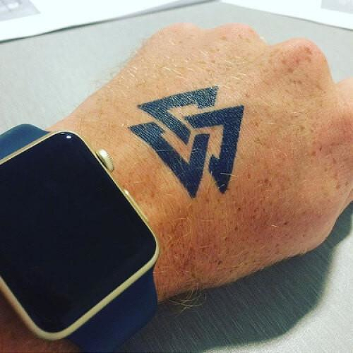 Valk by inkbox is a Geometric temporary tattoo from inkbox - 1