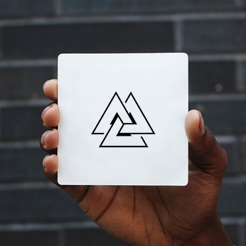 Valknut by Abinash Neupane is a Geometric temporary tattoo from inkbox - 0