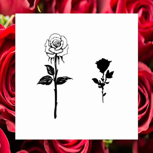 Vie En Rose Bundle of 2 by inkbox tattoos is a temporary tattoo from inkbox - 1