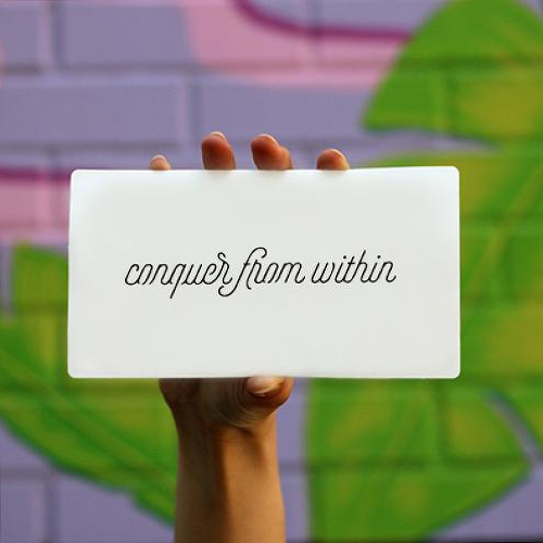 Vincere by Tyler Rehberg is a Quotes temporary tattoo from inkbox - 0
