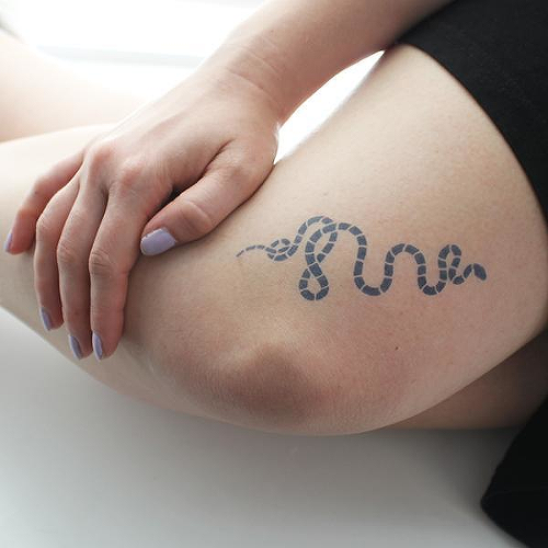 Vipera by Chrissy DiBiasio is a Animals temporary tattoo from inkbox - 2