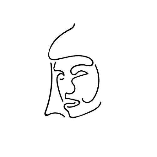 Visage by Jess Clark is a Minimal temporary tattoo from inkbox - 1