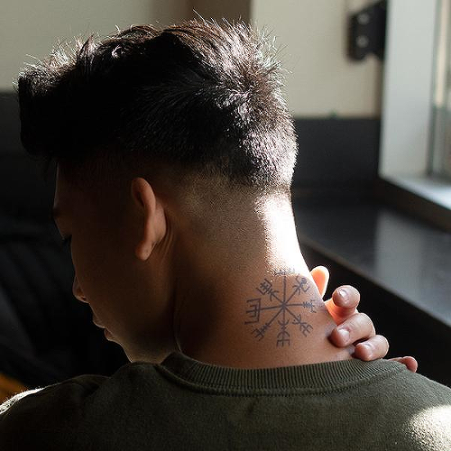 Visir by inkbox is a Geometric temporary tattoo from inkbox - 0