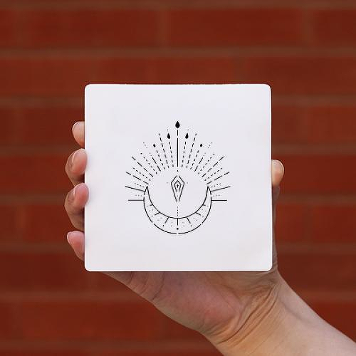 Vosa by Talia Missaghi is a Geometric temporary tattoo from inkbox - 1