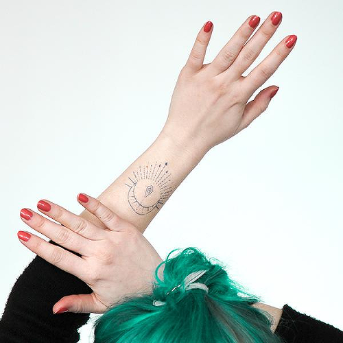 Vosa by Talia Missaghi is a Geometric temporary tattoo from inkbox - 0