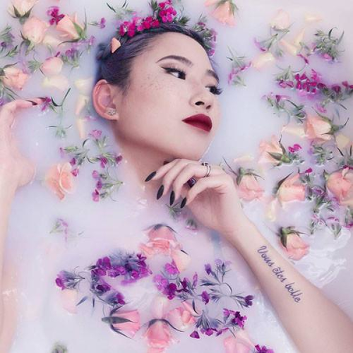 vous etes belle by inkbox is a Quotes temporary tattoo from inkbox - 0