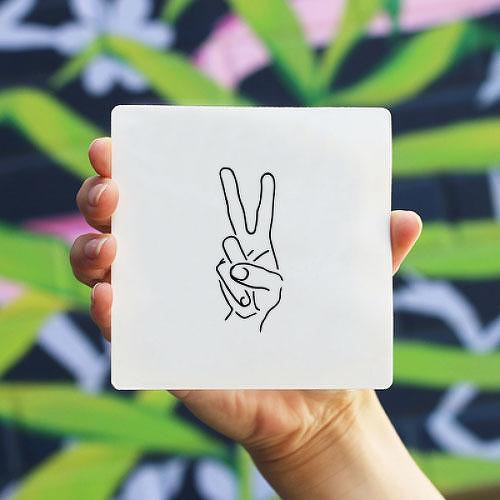 Vrede by Amanda Zentil is a Body temporary tattoo from inkbox - 0