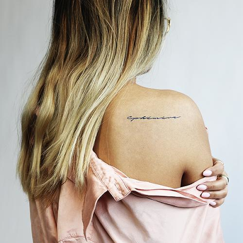 Wallace by Marion is a Words temporary tattoo from inkbox - 2