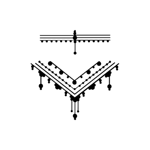 Waterfall by HennaByArmss is a Minimal temporary tattoo from inkbox - 1