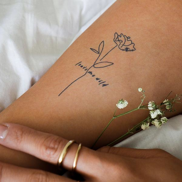 Wild Rose by atticus is a temporary tattoo from inkbox - 0