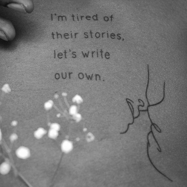 Write Our Own by inkbox is a temporary tattoo from inkbox - 0